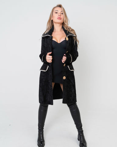 Cappotto elegante donna bianco